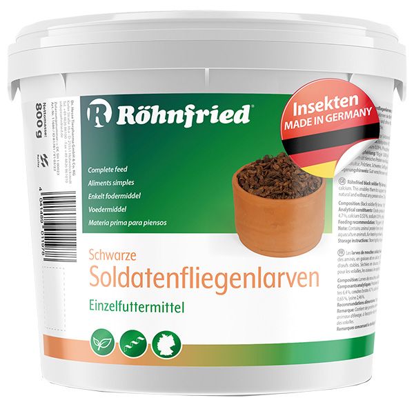 Soldatenfliegenlarven getrocknet – 800 g