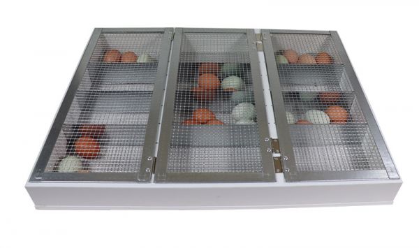 Separated hatching tray with cover