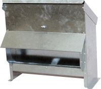 Poultry feeder with rain cover - 25 L