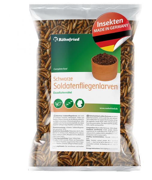 Soldatenfliegenlarven getrocknet -1 Kg