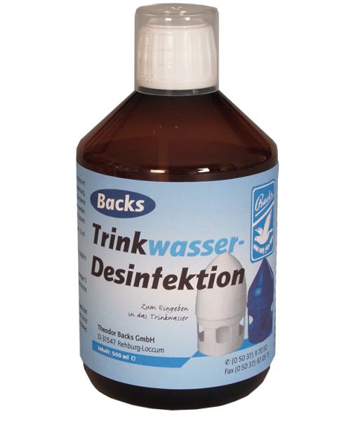 Backs Trinkwasser Desinfektion