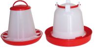 Set of feeder (1 kg) and drinker (1,5 l) for chicks