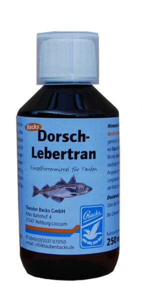 Backs Dorsch-Lebertran 250 ml