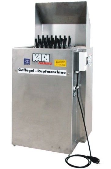 Wet plucking machine - 230 Volt - stainless steel