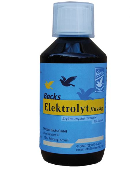 Backs Elektrolyt, flüssig Tauben 250 ml